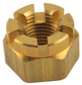 Brass Castle Nut