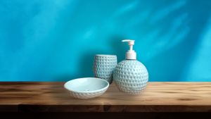 Ball Shape Ceramic Bathroom Set