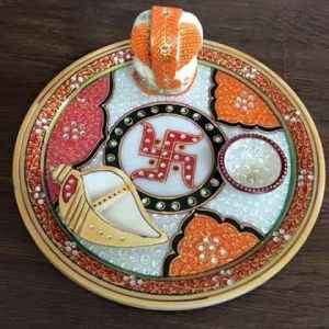 Marble Pooja Plates