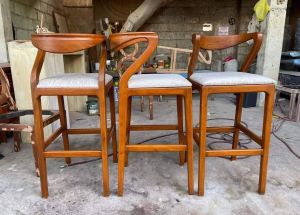 Solid Wood Cane Knitted Chairs