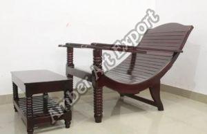 Amber Solid Wood Easy Chairs