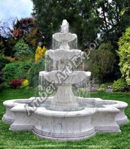 Amber Marble Garden Fountain