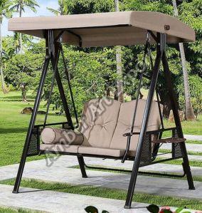 Amber Polished Printed Garden Swing Chairs For Home, Hotels Offices