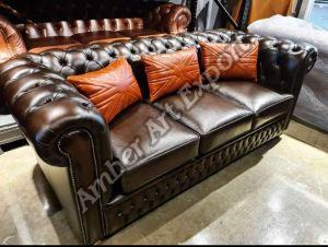 Polished Rexine Leather Sofa Sets, For Home, Office Hotels, Size : Multisizes