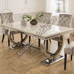 Stainless Steel Dining Tables For Home, Hotel, Restaurant