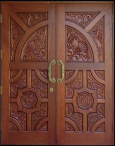 Wooden Double Panel Doors