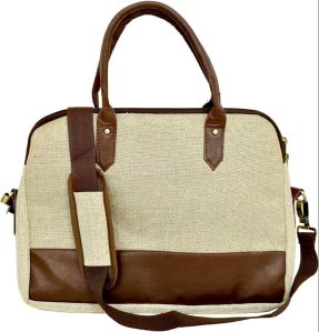 Plain Jute Laptop Bag, Shape : Rectangular, Technics : Machine Made, Handle Type : Loop Handle