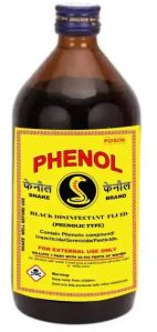 Snake 500ml Black Phenyl, Form : Liquid For Cleaning, Floor Cleaning