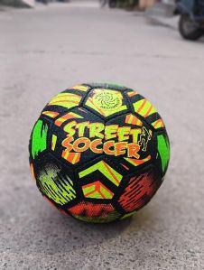 ‎synthetic Rubber Rainbow Street Soccer Ball, Color : ‎rainbow