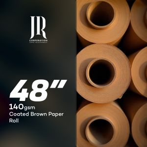 140 GSM 48'' Glaized Coated Export Quality Brown Garment Pattern Making Paper For Plotters