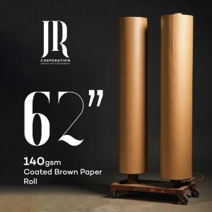 140 GSM 62'' Glaized Coated Export Quality Brown Garment Pattern Making Paper For Plotters