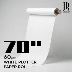 60 GSM 70 Inch White Plotter Paper Rolls