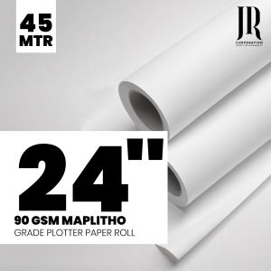 90 GSM 24 Inch 45 Mtr Maplitho Plotter Paper