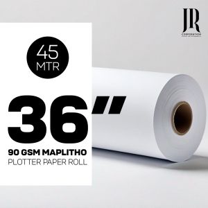 90 GSM 36 Inch 45 Mtr Maplitho Plotter Paper