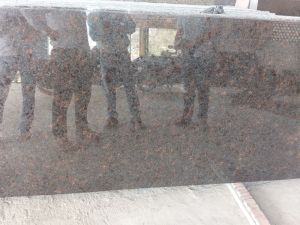 Ten Brown Granite Slabs