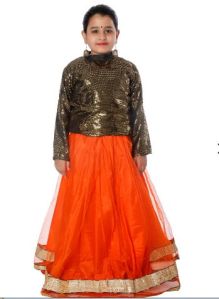 Indo Western Style Long Skirt Top Fancy Dress Costume