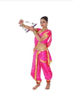 Lavani Saree Fancy Dress Costume