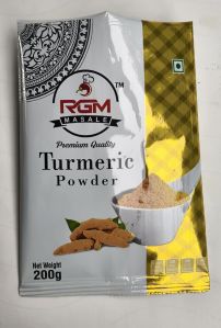 Rgm 200gm Turmeric Powder, Color : Yellow, Grade : Food Grade, Packaging Type : Plastic Packet