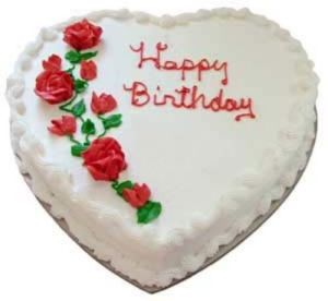 Heart Shape Pineapple Cake