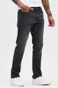 Charcoal Grey Comfort Fit Men Jeans