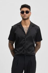 Core Lab Black  Stretch Fit Mens Shirt