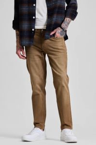 Light Brown Mens Slim Fit Jeans