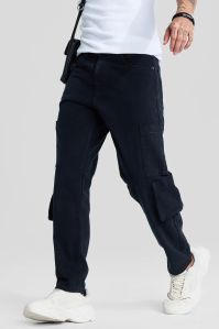 Navy Baggy Fit Men Jeans