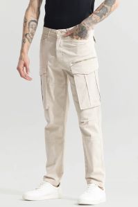 Outlander Cream Mens Cargo Pants