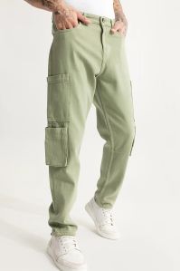 Void Green Baggy Fit Mens Jeans