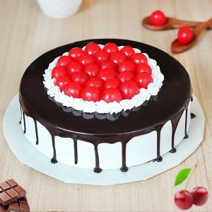 Cherry Loaded Black Forest Cake