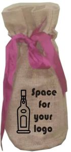 Hessian Wine Gift Bags 1014