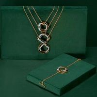 Aqua Mini Layered Ladies Jewellery Gift Set