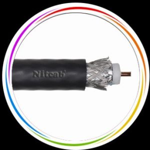 TV Coaxial Cables, Color : Black For Computer Net-working Etc