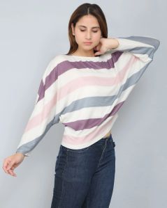 Multicolor Striped Women Top
