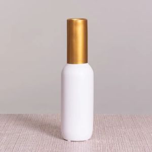 All Of Summer (white/ Gold) Ceramic Vase