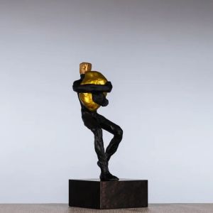 Stoke The Fire (black &AMP;AMP; Gold) Metal Home Decor