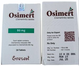 Osimert Osimertinib 80 Mg Tablets 99.9%, Grade Standard : Finished For Anti Cancer Durgs