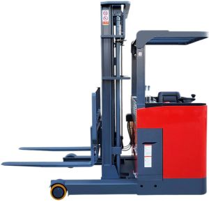 Paint Iron Werehouse Reach Stacker, Color : Red, Power Supply : DC for Warehouses, Lifting