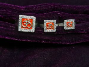 925 Silver Religious Hindu Om Rings For Men