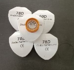 Glass 78D Aspheric Lens, Color : Transparent For Clinic, Hospital