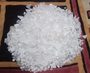 Milky White Unwashed Bottle Flakes For Using Recyle