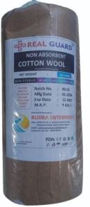 Non Absorbent Cotton Wool, Color : White For Clinical, Hospital