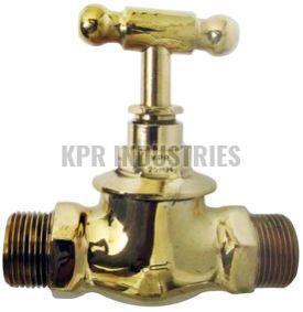 Kpr 25mm Brass Stop Valve, Color : Golden For Liquid Control