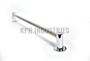 Kpr Polished Stainless Steel 600mm CP Towel Rod, Color : Silver For Bathroom Fitting