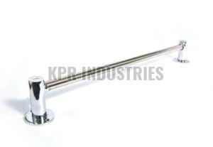 Kpr Stainless Steel Polished CP 750mm Towel Rod, Color : Silver For Bathroom Fitting