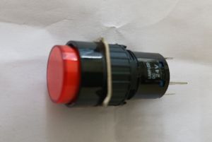 16mm Illuminated Push Button, 24v (colour : Red , Green)