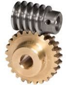 Polished Steel Bonze Worm Gear, Color : Metallic For Industrial Use