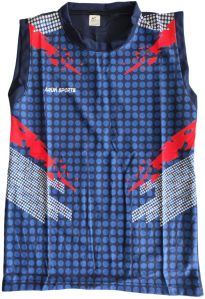 Printed Mens Sleeveless T-shirt Casual Wear, Age Group : Adult