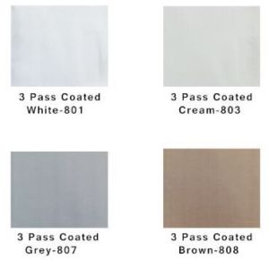 3 Pass Coated Blackout Fabric