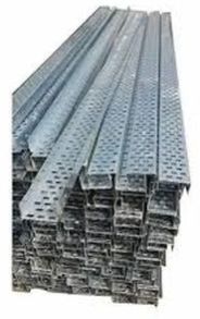 Galvanized Iron Gi Perforated Cable Tray, Color : Silver